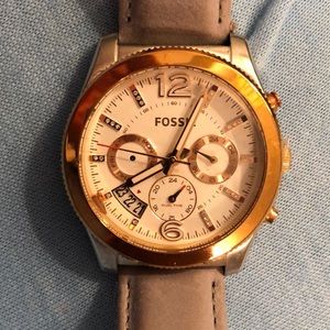Barely worn unscratched Fossil watch